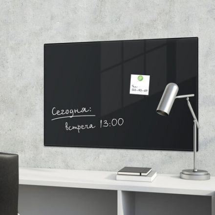 Доска магнитно-маркерная стеклянная 40х60 см, 3 магнита, ЧЕРНАЯ, BRAUBERG, 236745 Доска магнитно-маркерная стеклянная 40х60 см, 3 магнита, ЧЕРНАЯ, BRAUBERG, 236745