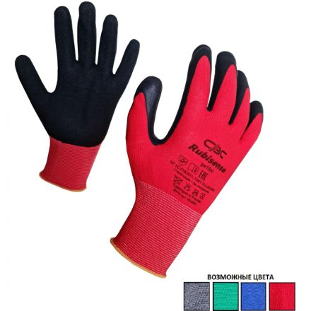 Перчатки защитные нейлоновые с латексным текстурированным покрытием (р.8) Перчатки защитные нейлоновые с латексным текстурированным покрытием (р.8)