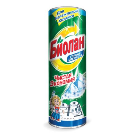 Чистящее средство 400 г, БИОЛАН "Горная свежесть", порошок, 33-6 Чистящее средство 400 г, БИОЛАН "Горная свежесть", порошок, 33-6