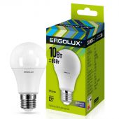 Лампа светодиодная Ergolux LED-A60-10W-E27-6500K Л