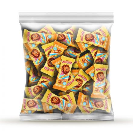 Пирожное бисквитное Левушка детям с вареной сгущенкой, 500г Пирожное бисквитное Левушка детям с вареной сгущенкой, 500г