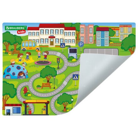 Настольное покрытие BRAUBERG KIDS, А3+, пластик, 46x33 см, "Лабиринт", 273620 Настольное покрытие BRAUBERG KIDS, А3+, пластик, 46x33 см, "Лабиринт", 273620