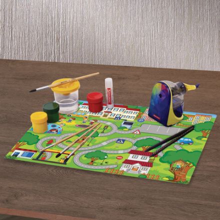 Настольное покрытие BRAUBERG KIDS, А3+, пластик, 46x33 см, "Лабиринт", 273620 Настольное покрытие BRAUBERG KIDS, А3+, пластик, 46x33 см, "Лабиринт", 273620