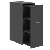 Тумба средняя с выдвижной секцией XDMS 720 Легно темный 430х720х1164 XTEN Тумба средняя с выдвижной секцией XDMS 720 Легно темный 430х720х1164 XTEN