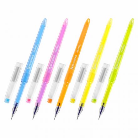 Ручка гелевая BRAUBERG DIAMOND PASTEL, СИНЯЯ, корпус ассорти, игольчатый узел 0,5 мм, линия письма 0,25 мм, 144133 Ручка гелевая BRAUBERG DIAMOND PASTEL, СИНЯЯ, корпус ассорти, игольчатый узел 0,5 мм, линия письма 0,25 мм, 144133