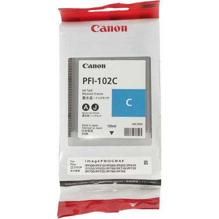 Картридж струйный Canon PFI-102C (0896B001) гол. для IPF500/600/700