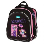 Ранец Först F-Light "Kawaii" 36*27*15см, 2 отделения, 2 кармана, анатомическая спинка