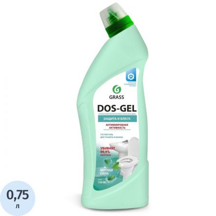 Средство для сантехники DOS GEL Мятная сила гель 750мл