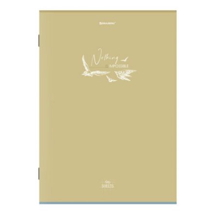 Тетрадь А4, 96 л., BRAUBERG, скоба, клетка, глянцевый лак, "Pastel", (микс в спайке), 405323 Тетрадь А4, 96 л., BRAUBERG, скоба, клетка, глянцевый лак, "Pastel", (микс в спайке), 405323