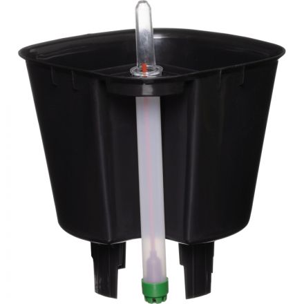 Горшок цветочный с автополивом КОМФОРТ 3л оливковый ПИ-21-6ТХ