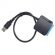 Кабель адаптер USB3.0 ---SATA III 2.5/3,5+SSD, VCOM <CU816 Кабель адаптер USB3.0 ---SATA III 2.5/3,5+SSD, VCOM <CU816