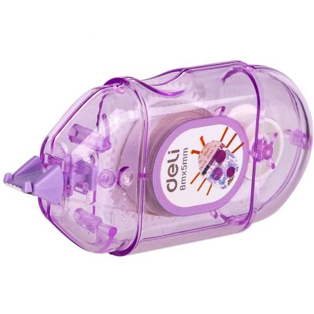 Корректирующая лента Deli EH351 5 мм x 8 м, цвет в ассортименте, блистер