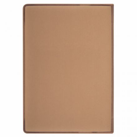 Обложка для паспорта, мягкий полиуретан, "PASSPORT", коричневая, STAFF, 238406