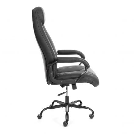 Кресло Boss metalBL (22) кож/зам, черный, 36-6 Кресло Boss metalBL (22) кож/зам, черный, 36-6