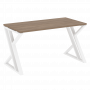 Loft Стол рабочий VR.L-SRZ-3.7 Дуб аризона/Белый металл 1380*720*750