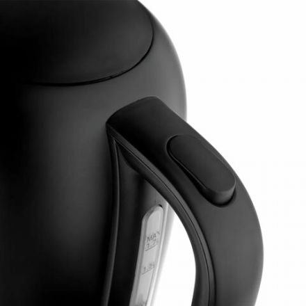 Чайник с термометром BRAYER BR1005BK, 1,7 л, 2200 Вт, закрытый нагревательный элемент, сталь, черный Чайник с термометром BRAYER BR1005BK, 1,7 л, 2200 Вт, закрытый нагревательный элемент, сталь, черный