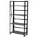 Стеллаж на металлокаркасе BRABIX "LOFT SH-001", 600х300х1250 мм, складной, цвет дуб антик, 641229