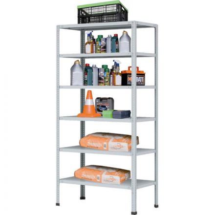 Стеллаж металлический P_МС-236/500 с 6-ю полками 1000х300х2000