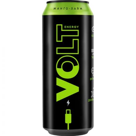 Напиток энергетический  Volt Energy Манго-Лайм 0,45л