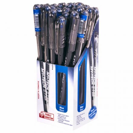 Ручка шариковая масляная PENSAN "My-Tech", СИНЯЯ, игольчатый узел 0,7 мм, линия письма 0,35 мм, 2240 Ручка шариковая масляная PENSAN "My-Tech", СИНЯЯ, игольчатый узел 0,7 мм, линия письма 0,35 мм, 2240