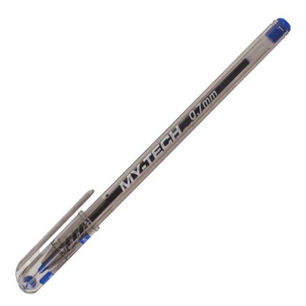 Ручка шариковая масляная PENSAN "My-Tech", СИНЯЯ, игольчатый узел 0,7 мм, линия письма 0,35 мм, 2240 Ручка шариковая масляная PENSAN "My-Tech", СИНЯЯ, игольчатый узел 0,7 мм, линия письма 0,35 мм, 2240