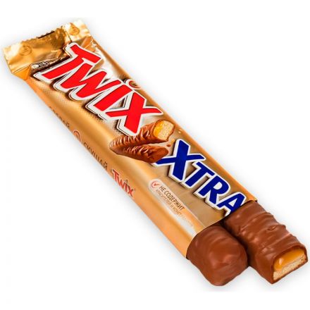 Шоколадный батончик Twix Xtra, 82г
