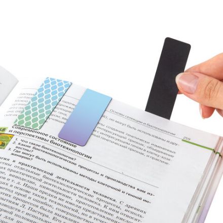 Закладки для книг МАГНИТНЫЕ, "GRADIENT", набор 12 шт., 60x20 мм, BRAUBERG, 113170 Закладки для книг МАГНИТНЫЕ, "GRADIENT", набор 12 шт., 60x20 мм, BRAUBERG, 113170