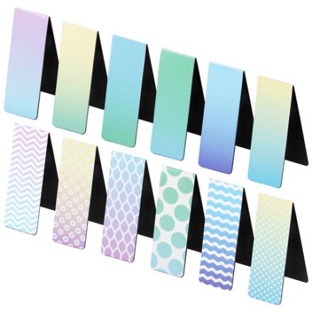 Закладки для книг МАГНИТНЫЕ, "GRADIENT", набор 12 шт., 60x20 мм, BRAUBERG, 113170 Закладки для книг МАГНИТНЫЕ, "GRADIENT", набор 12 шт., 60x20 мм, BRAUBERG, 113170