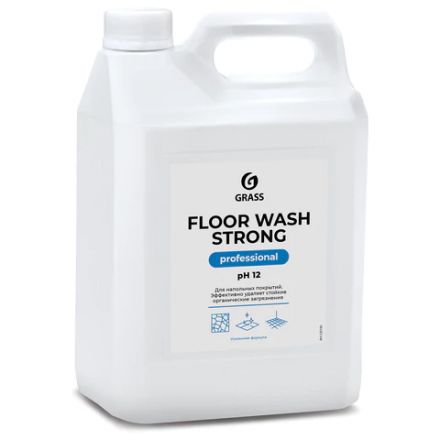 Средство концентрат для машинной и ручной мойки полов 5,6 кг, GRASS FLOOR WASH STRONG, щелочь, 125193 Средство концентрат для машинной и ручной мойки полов 5,6 кг, GRASS FLOOR WASH STRONG, щелочь, 125193