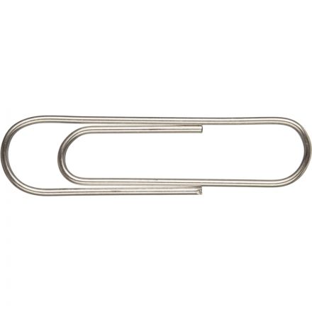 Скрепки КОМУС никелированные, 28 мм, негофрированные, 100 шт/уп Скрепки КОМУС никелированные, 28 мм, негофрированные, 100 шт/уп