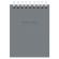 Блокнот МАЛЫЙ ФОРМАТ А7 75х105 мм, 40 л., гребень, картон, клетка, BRAUBERG "Minimal Classic", 116430