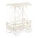 Цветочница Secret de Maison CARRIAGE (mod. PL08--6954), металл, 40х23х55см, Античный белый (Antique White)