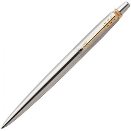 Ручка шариковая Parker Jotter GT цвет чернил синий цвет корпуса серебристый (артикул производителя 1953182) Ручка шариковая Parker Jotter GT цвет чернил синий цвет корпуса серебристый (артикул производителя 1953182)
