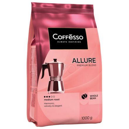 Кофе в зернах COFFESSO "Allure", 1 кг, 102487 Кофе в зернах COFFESSO "Allure", 1 кг, 102487
