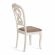 Стул -Андромеда/ Andromeda дерево гевея, 47х55,5х107 см, Ivory white, ткань коричневая S168-7