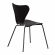 Стул Якобсен/Jacobsen (мод.DC 102-1) пластик/металл, 45х54.5х80см, черный/черный