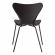 Стул Якобсен/Jacobsen (мод.DC 102-1) пластик/металл, 45х54.5х80см, черный/черный