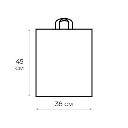 Пакет с петлевой ручкой 38х45+3 (35) Золотая полоса 50 шт/уп Пакет с петлевой ручкой 38х45+3 (35) Золотая полоса 50 шт/уп