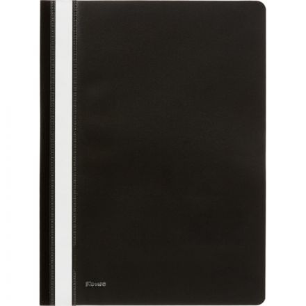 Скоросшиватель пластиковый Комус А4 черный 1810