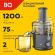 Соковыжималка BQ (БИ-КЬЮ) J1008, 1200 Вт, стакан 1,1 л, емкость жмыха 0,9 л, металл, серый, 86196937 Соковыжималка BQ (БИ-КЬЮ) J1008, 1200 Вт, стакан 1,1 л, емкость жмыха 0,9 л, металл, серый, 86196937