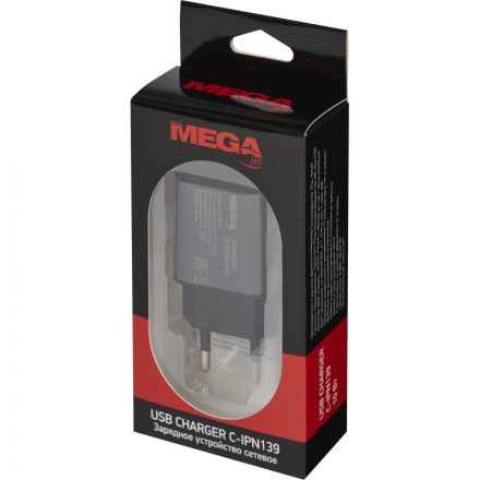Зарядное устройство ProMega C-IPN139, 2A, 1USB, черный