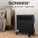 Обогреватель-конвектор SONNEN TEPLO-10, 1000 Вт, Х-образный нагревательный элемент, черный, сделано в России, 457627