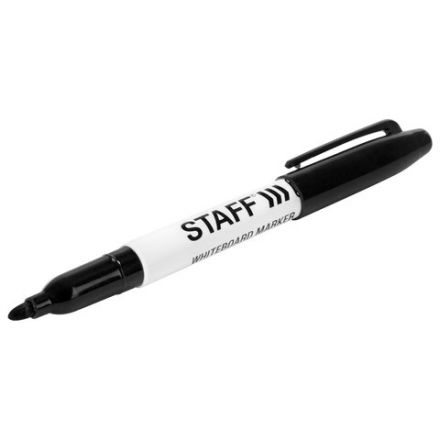 Маркер стираемый для белой доски STAFF "EVERYDAY" WBM-093, ЧЕРНЫЙ, 2,5 мм, тонкий корпус, 151093 Маркер стираемый для белой доски STAFF "EVERYDAY" WBM-093, ЧЕРНЫЙ, 2,5 мм, тонкий корпус, 151093