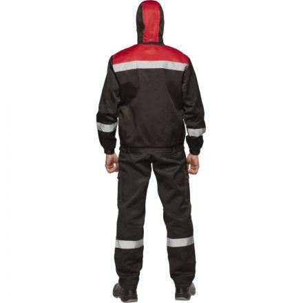 Костюм рабочий летний муж.Антей СОП черн/красн (КПК) 48-50 (96-100)/170-176 Костюм рабочий летний муж.Антей СОП черн/красн (КПК) 48-50 (96-100)/170-176