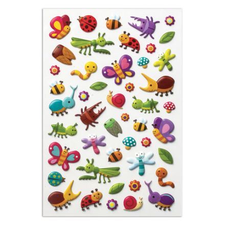 Наклейки зефирные "Букашки", многоразовые, 10х15 см, ЮНЛАНДИЯ, 661828 Наклейки зефирные "Букашки", многоразовые, 10х15 см, ЮНЛАНДИЯ, 661828