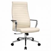 Кресло BRABIX PREMIUM Solo EX-730, алюминий, хром, экокожа, бежевое, 532937