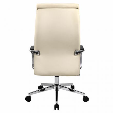 Кресло BRABIX PREMIUM "Solo EX-730", алюминий, хром, экокожа, бежевое, 532937