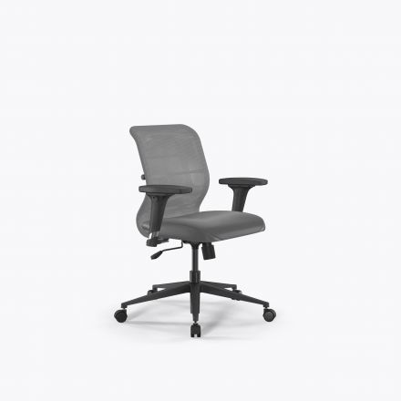 Кресло Sit 8 M4-9D - X2+Extra /Uh00/Wh12/D02P(M09.B11.G19.W02) Серый