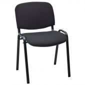 Стул FA_EChair Rio(ИЗО) черн, ткань черная С-11/ТК-1