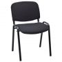 Стул FA_EChair Rio(ИЗО) черн, ткань черная С-11/ТК-1